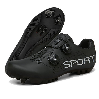 Dviračių avalynė Mtb Vyriška plokščia kalnų dviračių avalynė, skirta Shimano SPD Cleats Moteriški triatlono plento dviračių batai lenktyniniai greitieji sportbačiai