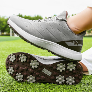 Нови обувки за голф Мъжки тренировъчни маратонки за голф Маратонки Луксозни обувки за голф на открито Противоплъзгащи се маратонки за голф