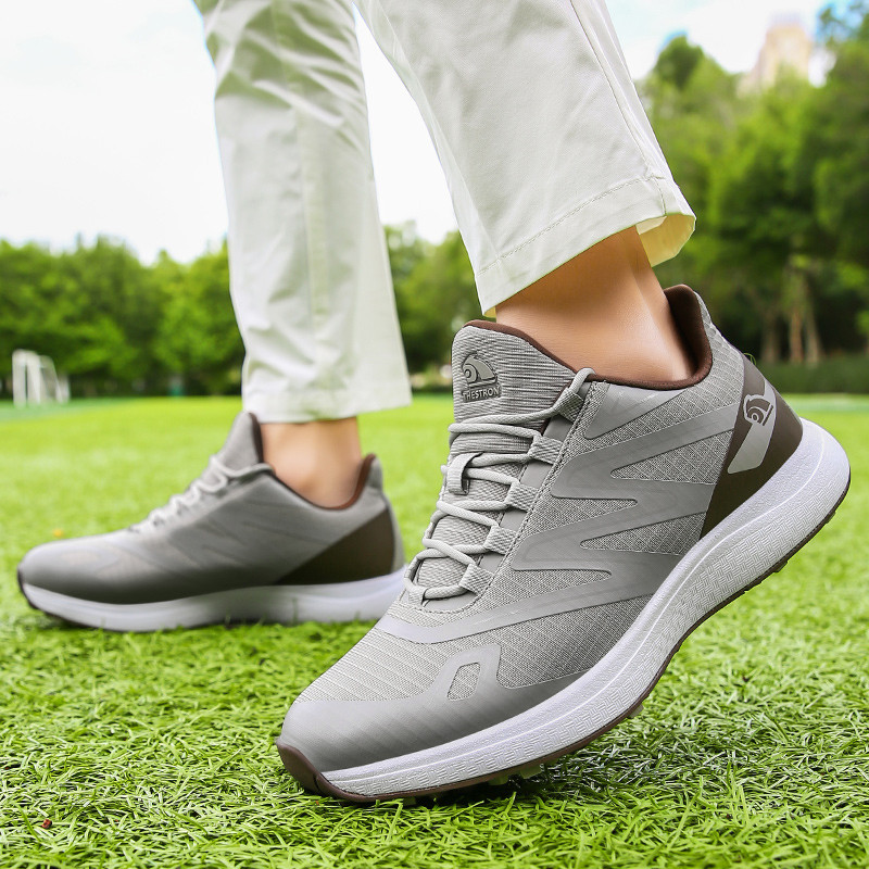 Új golfcipők férfi edzés Golf edzőcipők szabadtéri luxus golfozó cipők csúszásgátló golfozó cipők