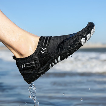 Мъжки плажни обувки Външни нехлъзгащи се обувки за планинарство Дамски обувки за плуване Обувки срещу течението Бързосъхнещи плажни обувки за плуване