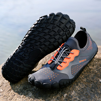 Ανδρικά παπούτσια παραλίας Υπαίθρια αντιολισθητικά παπούτσια ορειβασίας πεζοπορίας Γυναικεία παπούτσια κολύμβησης αναπνεύσιμη ταχύτητα παρεμβολή Παπούτσια νερού