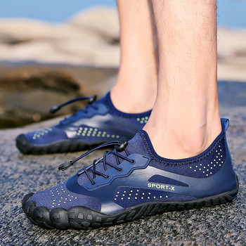 Мъжки плажни обувки Външни противоплъзгащи се обувки за планински туризъм Дамски обувки за плуване Дишащи водни обувки за смущения в скоростта