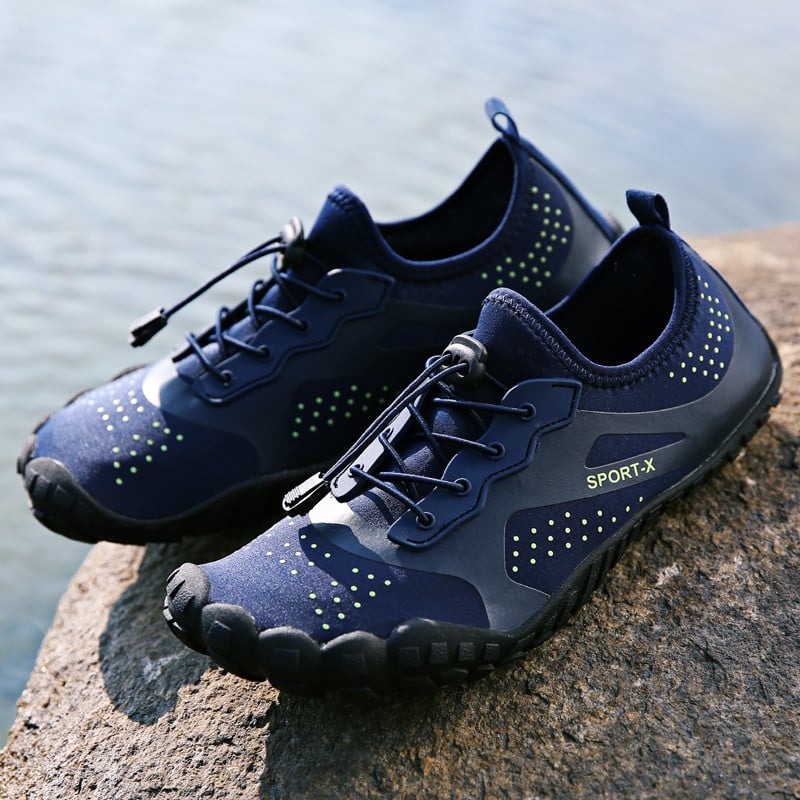 Ανδρικά παπούτσια παραλίας Υπαίθρια αντιολισθητικά παπούτσια ορειβασίας πεζοπορίας Γυναικεία παπούτσια κολύμβησης αναπνεύσιμη ταχύτητα παρεμβολή Παπούτσια νερού
