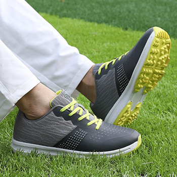 Ανδρικά παπούτσια γκολφ Αθλητικά αθλητικά παπούτσια γκολφ ανδρικά λευκά Μεγάλο μέγεθος 39-48 Αθλητικά για περπάτημα εξωτερικού χώρου με γρασίδι