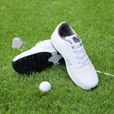 Vyriški golfo bateliai Treniruotės golfo sportbačiai Vyriški balti dideli dideli 39–48 dydžio vaikščiojimo sportbačiai lauke