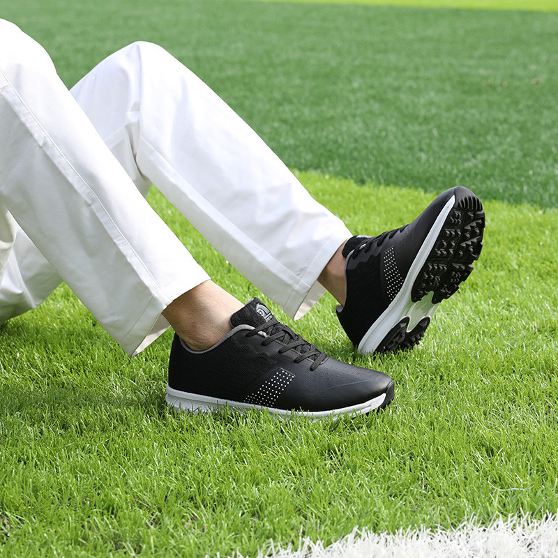 Vyriški golfo bateliai Treniruotės golfo sportbačiai Vyriški balti dideli dideli 39–48 dydžio vaikščiojimo sportbačiai lauke