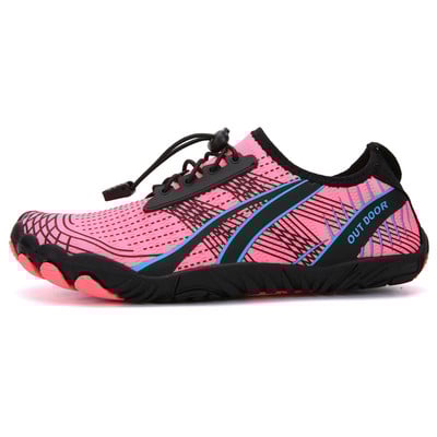 Мъжки плажни обувки Дишащи дамски обувки за плуване Обувки за планински туризъм на открито Бързосъхнещи неплъзгащи се обувки за газене Унисекс