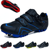 Zhenzu Professional Mtb kerékpáros cipő Férfi önzáró Spd Cleats országúti kerékpár Sapatilha Ciclismo női lapos sebességű kerékpáros tornacipő