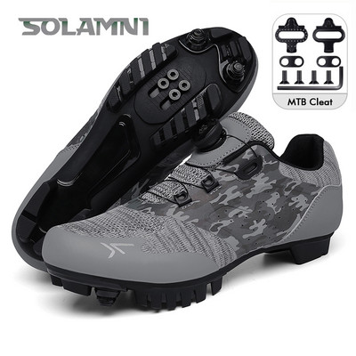 2022-es MTB kerékpáros cipő kapcsokkal Férfi Dirt Route Road Bike Cipők Speed Flat Sneaker Racing Női Mountain Spd kerékpáros lábbelik