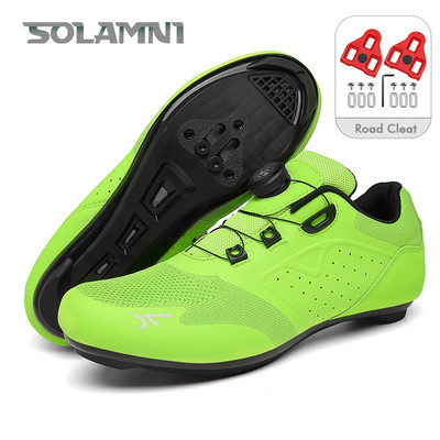 2022-es MTB kerékpáros cipő kapcsokkal Férfi Dirt Route Road Bike Cipők Speed Flat Sneaker Racing Női Mountain Spd kerékpáros lábbelik