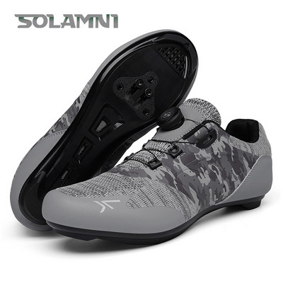 2022-es MTB kerékpáros cipő kapcsokkal Férfi Dirt Route Road Bike Cipők Speed Flat Sneaker Racing Női Mountain Spd kerékpáros lábbelik