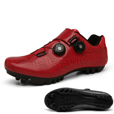 Kerékpáros cipők Légáteresztő tornacipők Mountain Bike Cipők Országúti kerékpáros Cipők MTB SPD Lovaglás Kerékpáros Önzáró cipők