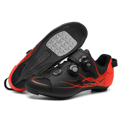 Férfi MTB Kerékpáros Cipők Hegyikerékpáros lábbelik Carbon csúszásmentes országúti kerékpáros csizmák Speed Sneaker Racing Női SPD Cleats Kerékpárcipők