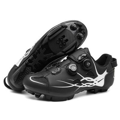 Férfi MTB Kerékpáros Cipők Hegyikerékpáros lábbelik Carbon csúszásmentes országúti kerékpáros csizmák Speed Sneaker Racing Női SPD Cleats Kerékpárcipők