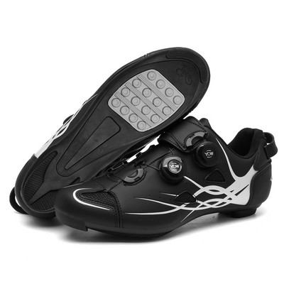 Férfi MTB Kerékpáros Cipők Hegyikerékpáros lábbelik Carbon csúszásmentes országúti kerékpáros csizmák Speed Sneaker Racing Női SPD Cleats Kerékpárcipők