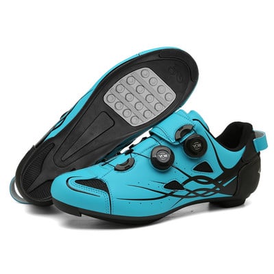 Férfi MTB Kerékpáros Cipők Hegyikerékpáros lábbelik Carbon csúszásmentes országúti kerékpáros csizmák Speed Sneaker Racing Női SPD Cleats Kerékpárcipők