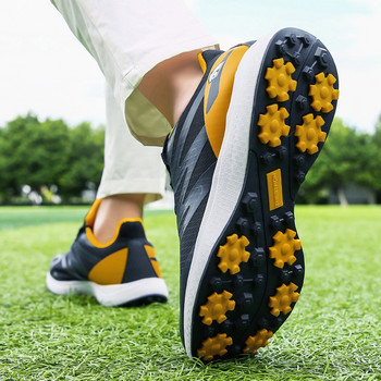 Thestron Παπούτσια Γκολφ Ανδρικά Παπούτσια Γκολφ για άντρες Μεγάλο μέγεθος 39-48 Παπούτσια για περπάτημα εξωτερικού χώρου Αντιολισθητικά αθλητικά παπούτσια για περπάτημα
