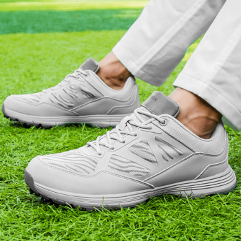 Πολυτελή παπούτσια γκολφ ανδρικά αντιολισθητικά αθλητικά παπούτσια γκολφ για άνδρες Άνετα παπούτσια γκολφ Πολυτελή παπούτσια για περπάτημα για παίκτες γκολφ