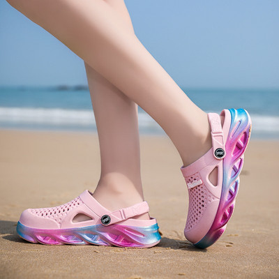 Дамски летни сандали Дамски модни чехли на платформа Плажни сандали с подметка Eva Сандали Сабо Морски водни обувки