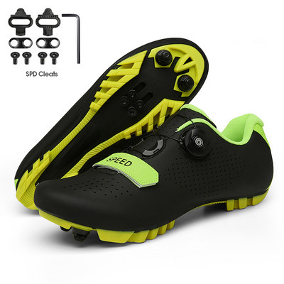 Kerékpáros Cipők MTB Férfi Országúti Bicikli Cipők Lapos Kerékpár Speed Sneakers Női SPD Klipszek Önzáró Verseny Mountain Bike lábbelik