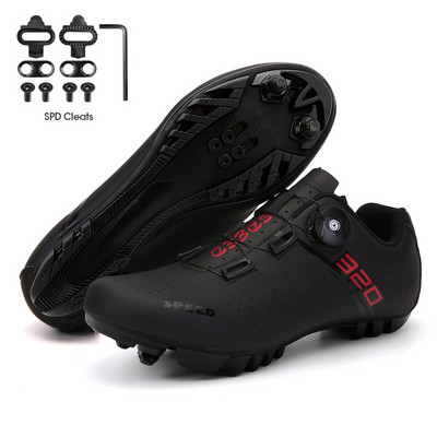 Kerékpáros Cipők MTB Férfi Országúti Bicikli Cipők Lapos Kerékpár Speed Sneakers Női SPD Klipszek Önzáró Verseny Mountain Bike lábbelik