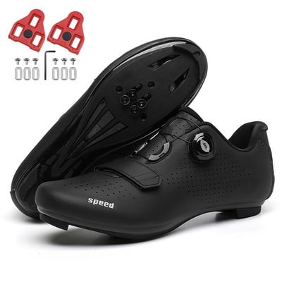 Kerékpáros Cipők MTB Férfi Országúti Bicikli Cipők Lapos Kerékpár Speed Sneakers Női SPD Klipszek Önzáró Verseny Mountain Bike lábbelik
