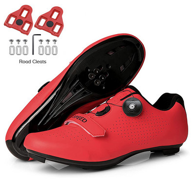 Kerékpáros Cipők MTB Férfi Országúti Bicikli Cipők Lapos Kerékpár Speed Sneakers Női SPD Klipszek Önzáró Verseny Mountain Bike lábbelik