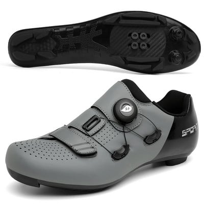 Vyriški dviračių sportbačiai Mtb Moteriški plokščiapadžiai kalnų dviračių batai SPD Route Cleats Road Bike Speed Sneaker purvo dviračių batai