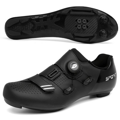 Vyriški dviračių sportbačiai Mtb Moteriški plokščiapadžiai kalnų dviračių batai SPD Route Cleats Road Bike Speed Sneaker purvo dviračių batai