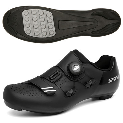 Vyriški dviračių sportbačiai Mtb Moteriški plokščiapadžiai kalnų dviračių batai SPD Route Cleats Road Bike Speed Sneaker purvo dviračių batai