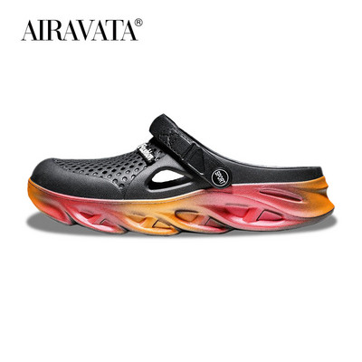 Férfi női vastag talpú strandpapucsok kerti klumpák könnyű divat pár üreges cipők 36-45 méret