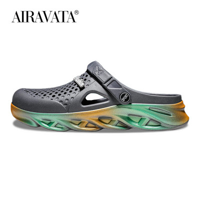 Férfi női vastag talpú strandpapucsok kerti klumpák könnyű divat pár üreges cipők 36-45 méret