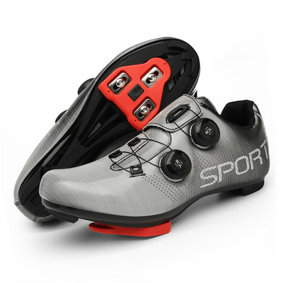 Plento Dviračių Batai Greitieji sportbačiai Vyriški Maršruto apkabos Dviračių batai Savaime užsifiksuojantys Lenktynių sportiniai Batai Moteriški dviračių avalynė su plokščiu pedalu