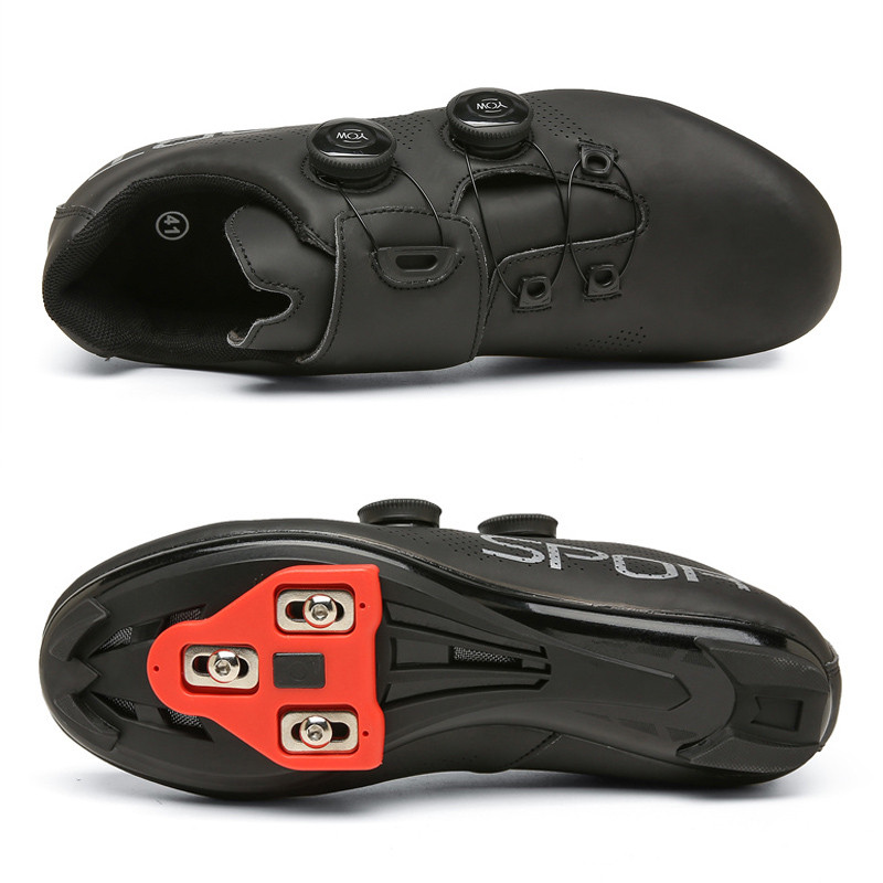 Plento Dviračių Batai Greitieji sportbačiai Vyriški Maršruto apkabos Dviračių batai Savaime užsifiksuojantys Lenktynių sportiniai Batai Moteriški dviračių avalynė su plokščiu pedalu