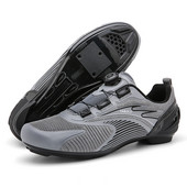 Riteņbraukšanas apavi MTB apavi vīriešiem adīti velosipēdistu kedas elpojošas pašbloķējošas šosejas velosipēdu apavi sievietēm treniņu sacīkšu kedas liela izmēra