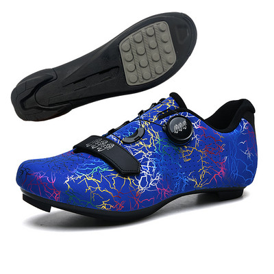 Vīriešu SPD ātrgaitas velosipēdu sporta apavi Pašbloķējošie šosejas motorollera apavi Vieglie MTB kalnu apavi bezceļa riteņbraukšanai