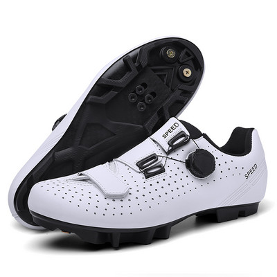 Kerékpáros tornacipő Mtb Férfi önzáró kapcsok Verseny országúti kerékpáros cipők Speed Flat tornacipők női kerékpáros SPD hegyi kerékpáros cipők