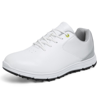 Jauna stila ūdensnecaurlaidīgi vīriešu golfa apavi Ērti vīriešu golfa sporta apavi āra sporta apaviem