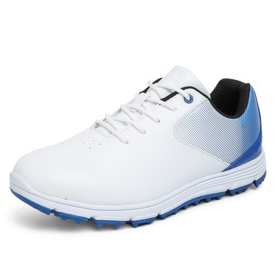Jauna stila ūdensnecaurlaidīgi vīriešu golfa apavi Ērti vīriešu golfa sporta apavi āra sporta apaviem