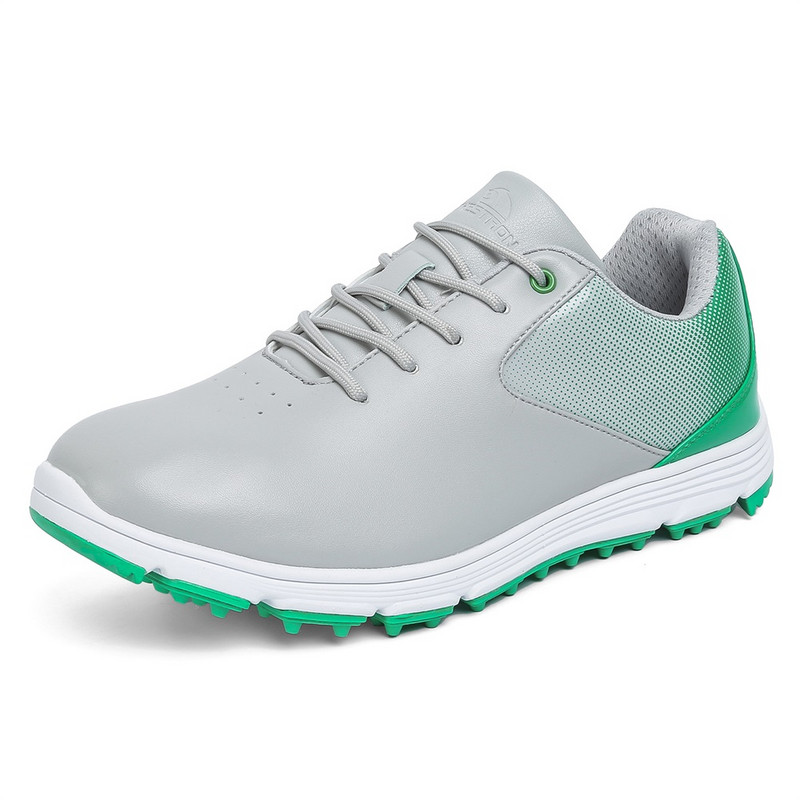 Jauna stila ūdensnecaurlaidīgi vīriešu golfa apavi Ērti vīriešu golfa sporta apavi āra sporta apaviem