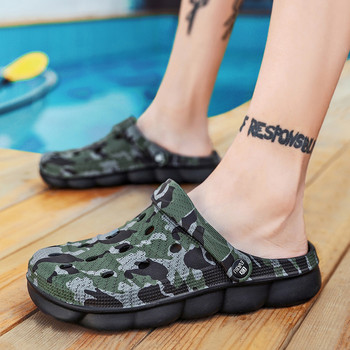 Ανδρικά παπούτσια Causal Καλοκαιρινά σανδάλια Υπαίθρια παπούτσια για την παραλία Ανδρικά παπούτσια Slip On Garden Clogs Casual Water ντους παντόφλες Unisex Literide