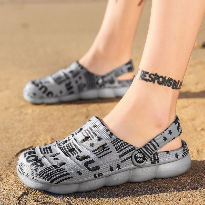 Vyriški Priežastiniai Batai Vasariniai Sandalai Lauko Paplūdimio Batai Vyriški slydimo sodo klumpės Kasdieninės vandens dušo šlepetės Unisex Literide