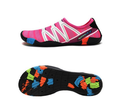 Unisex Beach Aqua Shoes kedas Ātri žūstoši peldēšanas apavi āra elpojoši upstream pludmales apavi