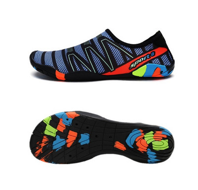Unisex Beach Aqua Shoes kedas Ātri žūstoši peldēšanas apavi āra elpojoši upstream pludmales apavi