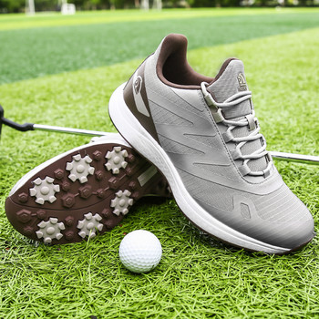 Пролетни летни обувки за голф за мъже Удобни шипове Открит маратонки за тренировка по голф за ходене Мъжки маратонки за голф