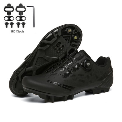 Unisex αθλητικά παπούτσια ποδηλασίας ανδρικά Mtb Παπούτσια αγωνιστικά παπούτσια ποδηλάτου Αυτοκλείδωμα ταχύτητας ποδήλατο Γυναικεία Spd Cleats Mountain Road Zapatillas Mtb