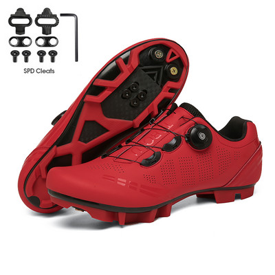 Unisex αθλητικά παπούτσια ποδηλασίας ανδρικά Mtb Παπούτσια αγωνιστικά παπούτσια ποδηλάτου Αυτοκλείδωμα ταχύτητας ποδήλατο Γυναικεία Spd Cleats Mountain Road Zapatillas Mtb