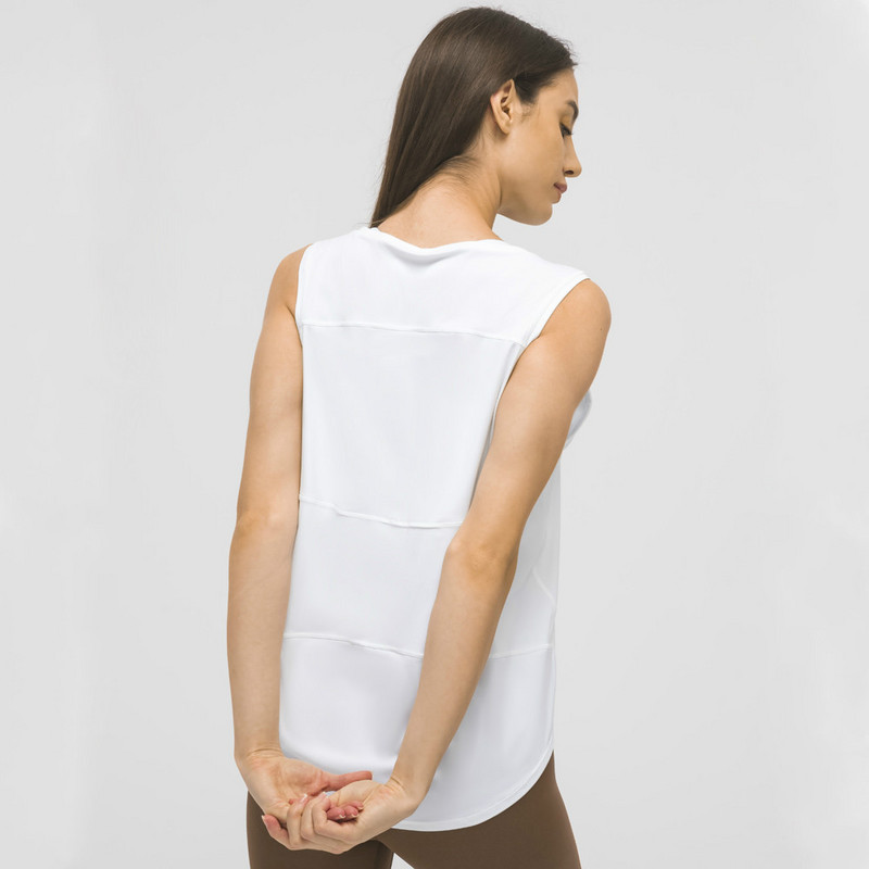 SHINBENE paljaste alasti tunnetega tavaline treening Fitness jõusaali vest Naiste kerge, avara kehaehitusega higistamisvastased jooksjooga harjutused