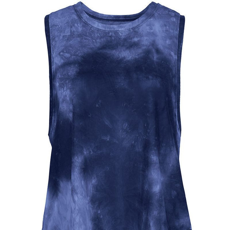 Nyári hálós ujjatlan sportfelső Női bő, légáteresztő gyorsan száradó ruhák Futóblúz Fitness póló Jóga ruhák