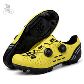 Riteņbraukšanas apavi Mtb Vīriešu brīvdabas sporta veidi kalnu velosipēdistu zābaki Spd pedāļi, apavi Sieviešu ātrriteņbraukšanas kedas bezceļa velosipēdistu apavi